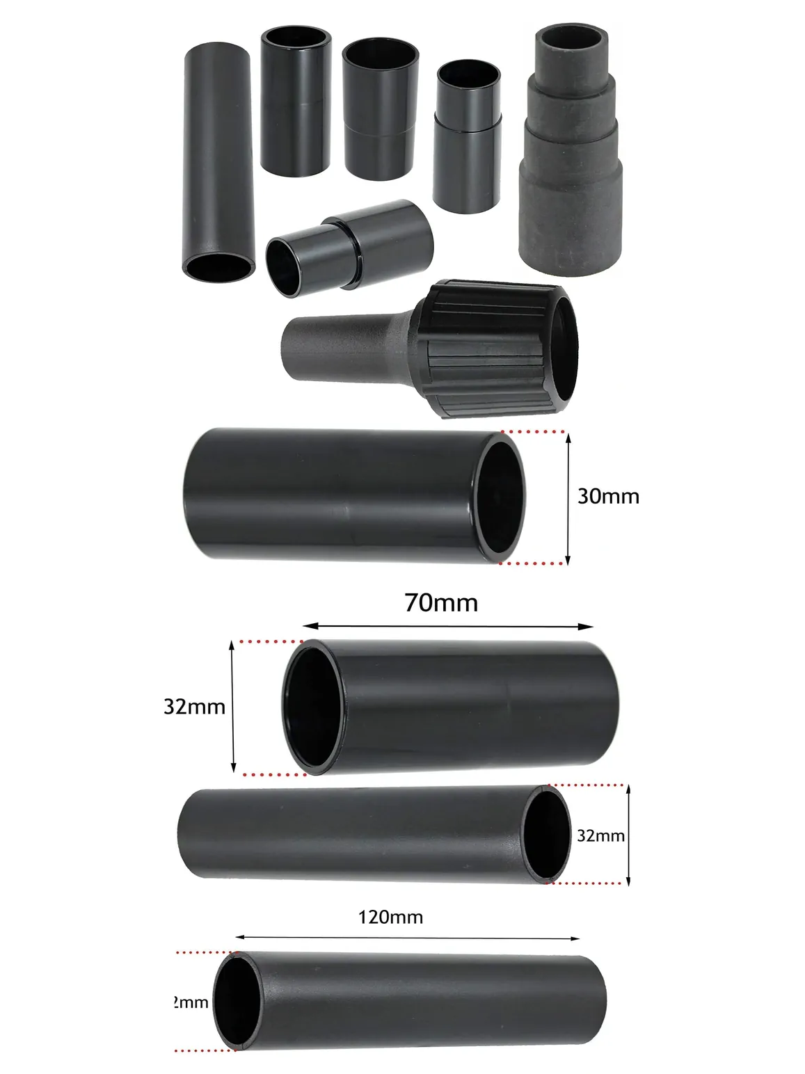 Ryobi Dust Extraction Port Adapter 26-38mm for Sanders