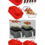 SALTER Air Fryer Basket Rack Set for EK4548/EK4750 Drawer Liner Shelf