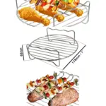 Salter Air Fryer Round Rack – Fits EK2559, EK2818 & EK4221, 17.8 cm