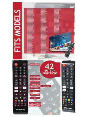 Samsung BN59-01315M Replacement Remote for QLED 4K UHD Smart TV