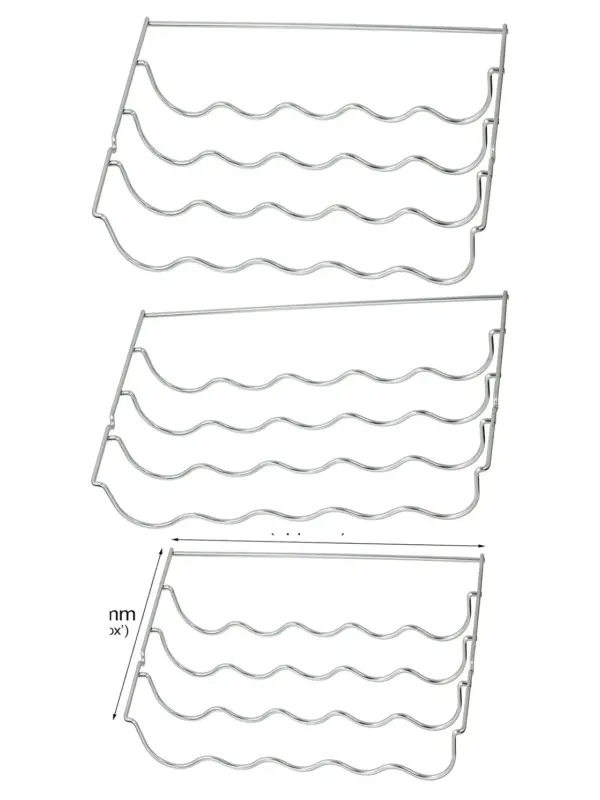Samsung Fridge Wine Bottle Rack Shelf Insert – 457×290×70mm Organizer