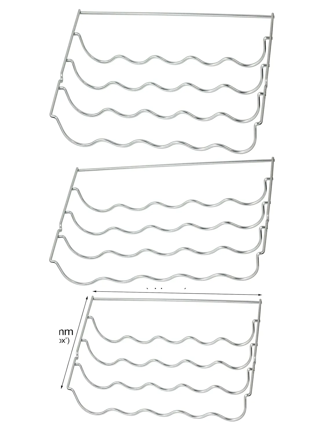 Samsung Fridge Wine Bottle Rack Shelf Insert – 457×290×70mm Organizer