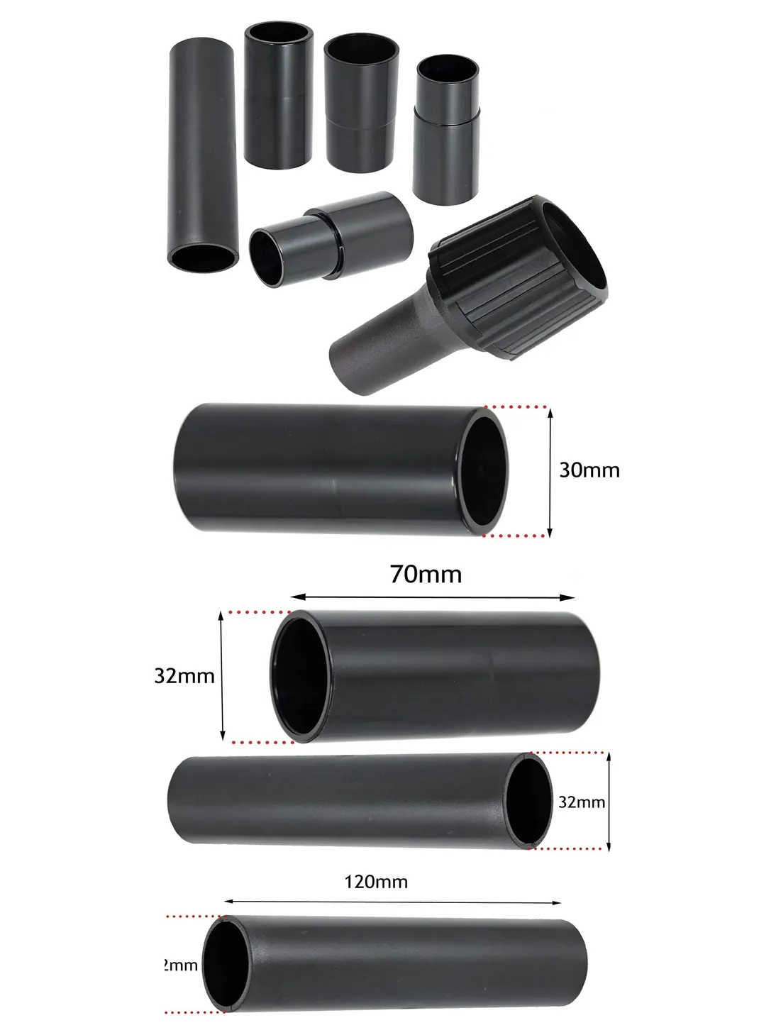Samsung Vacuum Dust Extractor Adapter for Sander & Planer 26‑38mm