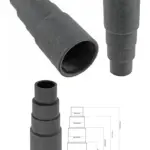 Sander Dust Extractor Hose Adapter for Panasonic Vacuums 26-38mm