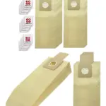 Sanyo Vacuum Double Wall Dust Bags 15 Pack + 15 Freshener Tabs