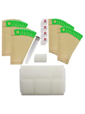SEBO Bag & Filter Kit - 20 Bags, 2 Filters + Freshener for X1-X5 & C1-C3