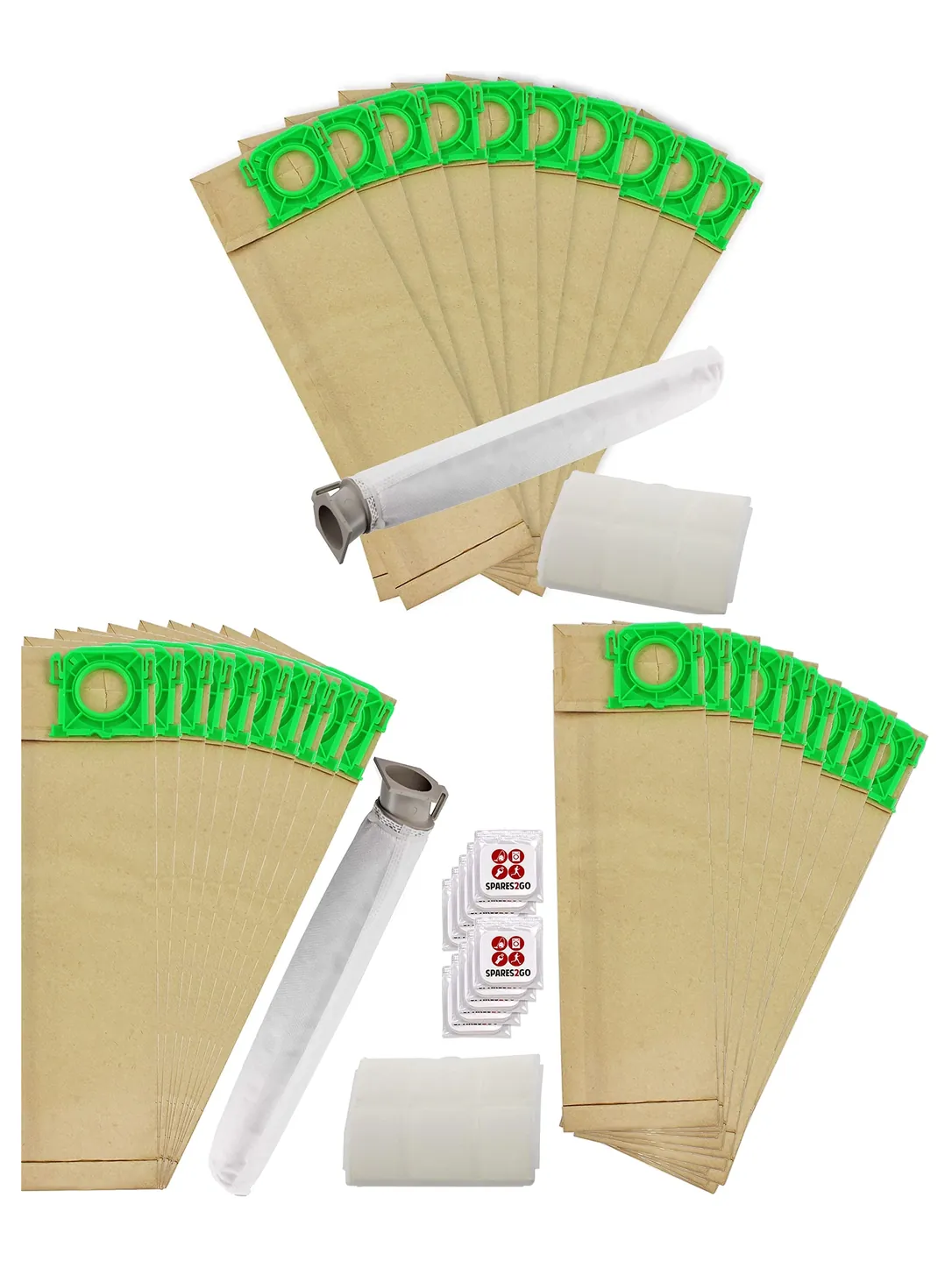 SEBO Dust Bag & Filter Kit – 10 Bags, 2 Filters + Freshener for X1‑X5 & C1‑C3