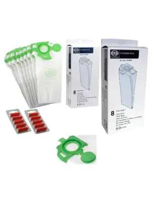 SEBO Felix UltraBag 7029ER Vacuum Dust Bags – 8 Pack + 10 Fresheners