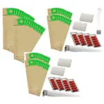 SEBO Service Kit – 20 Dust Bags & 4 Filters for X1‑X5 & C1‑C3
