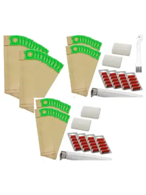 SEBO Service Kit – 20 Dust Bags & 4 Filters for X1‑X5 & C1‑C3