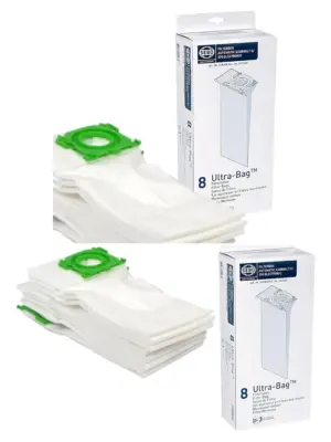 Sebo Ultra Dust Bags 5093ER for Automatic X Airbelt Vacuum – 8 Pack