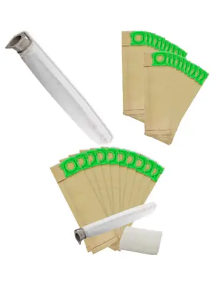 SEBO Vacuum Dust Bag & Filter Kit-20 Bags+2 Filters for X1-X5/C1-C3