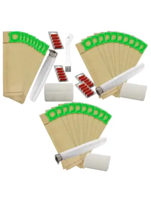 SEBO Vacuum Service Kit for X1‑X5 & C1‑C3 – 10 Dust Bags & 2 Filters