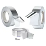 Self-Adhesive Aluminum Foil Tape – Heat-Resistant, 50mm x 45m