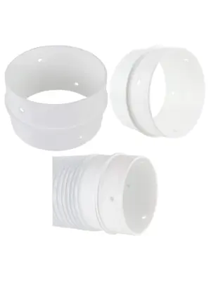 Servis Dryer Dual Vent Hose Kit – Connector Ring Set
