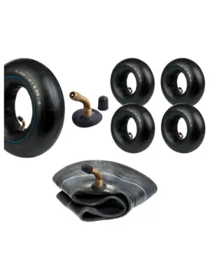 Set of 4 Inner Tubes 3.00‑4 & 3.50‑4 for Wheelbarrow/Trailer & Scooter