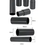 Set of 5 30‑35mm Dust Extraction Adapters for Nilfisk – Sander/Planer