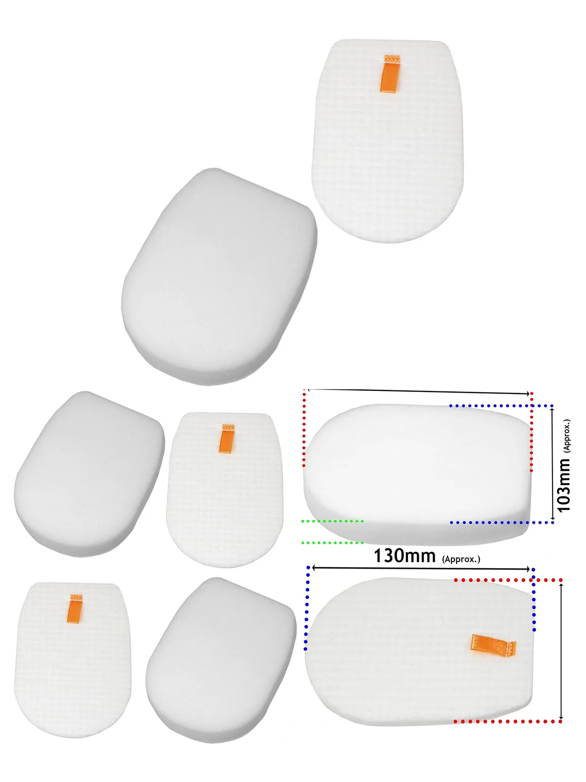 Shark Cordless Vacuum Filter Pack (2) for IZ251/IZ201/IZ202SM
