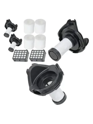 Shark DuoClean Filter Kit for HV390-394Q – 4 Foam & 2 Pre-Motor