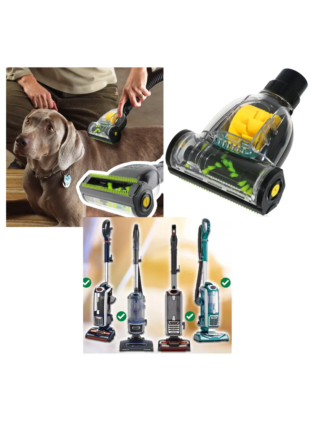 Shark DuoClean Lift-Away Rotator Mini Turbo Brush 35mm Upholstery