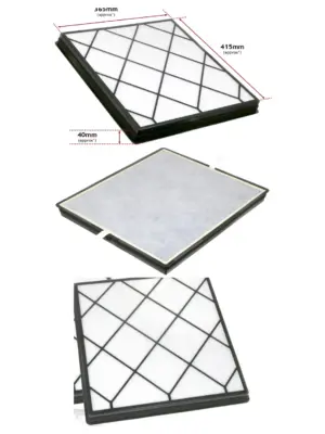 Shark HE400 Air Purifier HEPA Filter Replacement Pack of 2