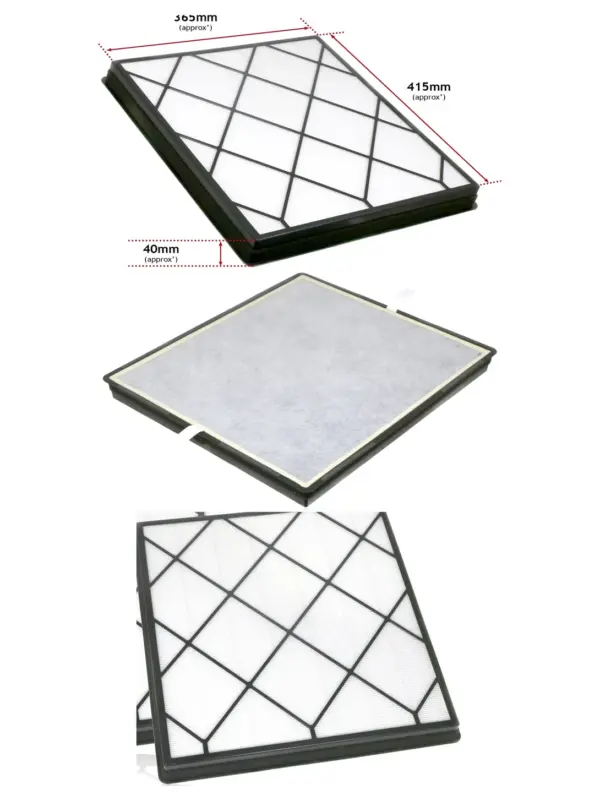 Shark HE400 Air Purifier HEPA Filter Replacement Pack of 2