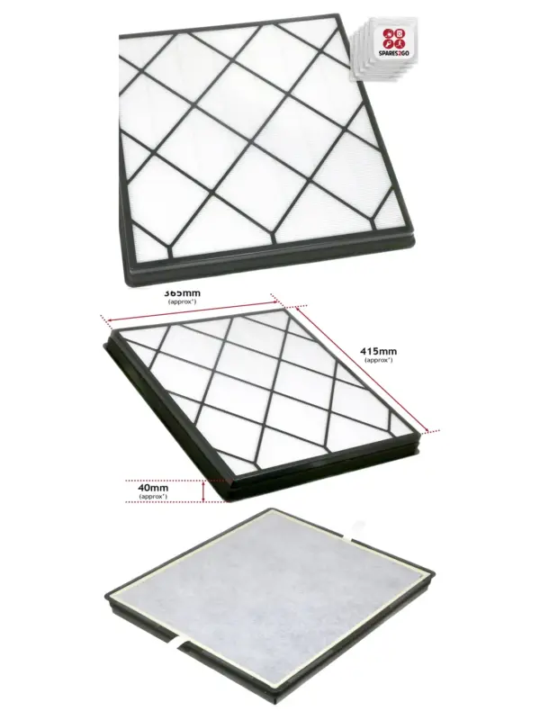 Shark HE400UK HEPA Filter Replacement Pack with Freshener