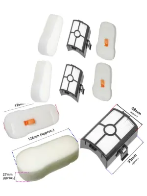 Shark HZ500 Vacuum Filter Kit – Foam & Felt Motor Filters, 2 Each