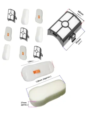 Shark HZ500 Vacuum Filter Kit – Foam Felt & Post Motor Filters, 3 Each