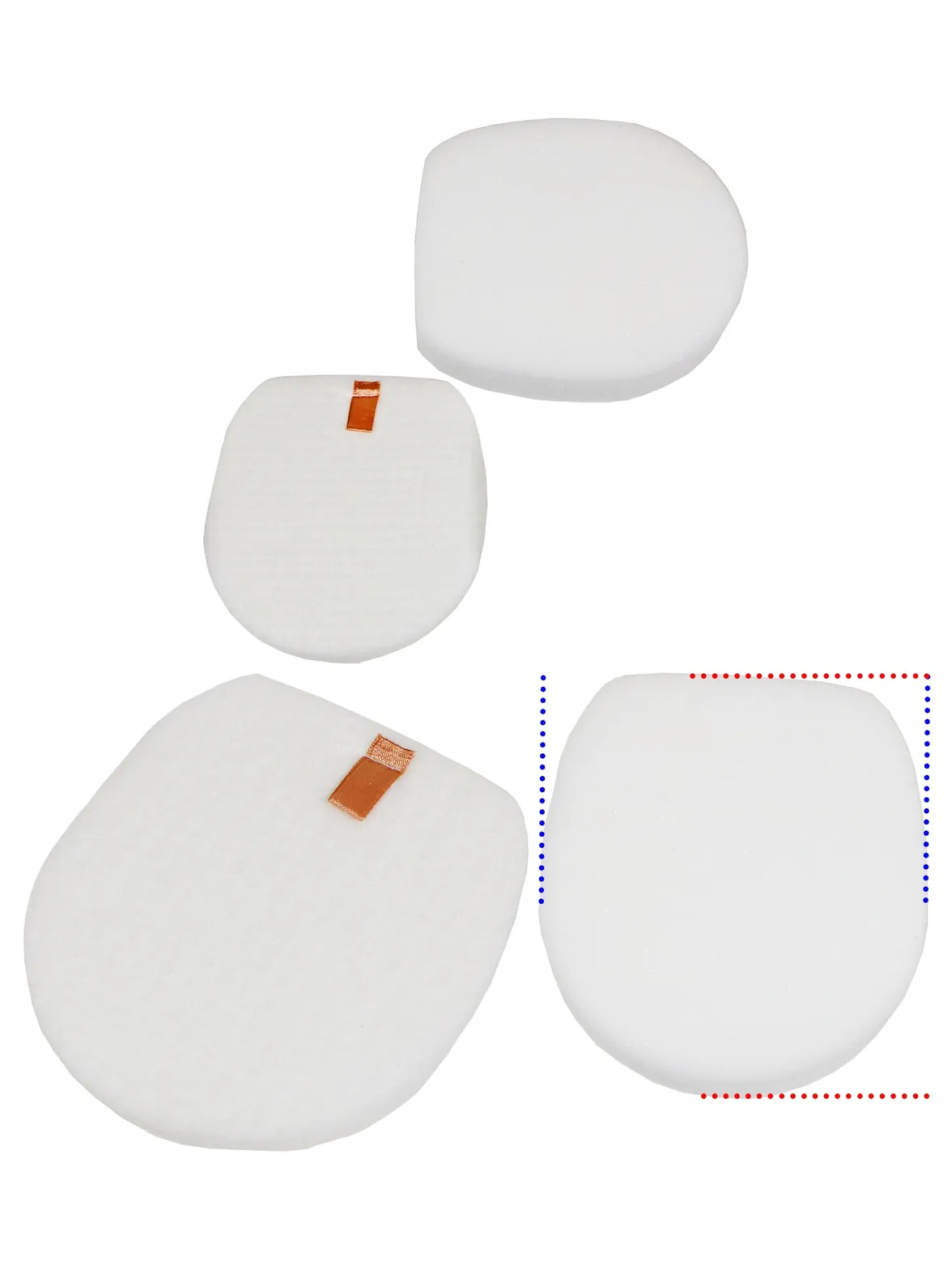 Shark IZ201/IZ251 Anti-Hair Wrap Foam Felt Filter for Cordless Vacuums