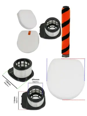 Shark IZ201/IZ251 Vacuum Filter & Brush Roll Kit – Replacement Parts