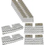 Shark Klik-n-Flip Lift-Away Pro Genius Steam Mop Cover Pads – 12 Pack