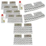 Shark Mop Pads S6001/S6003 Klik‑n‑Flip 4‑Pack + 2×500 ml Detergent