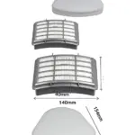 Shark Navigator Lift‑Away HEPA Foam Felt Filter for NV350‑NV357