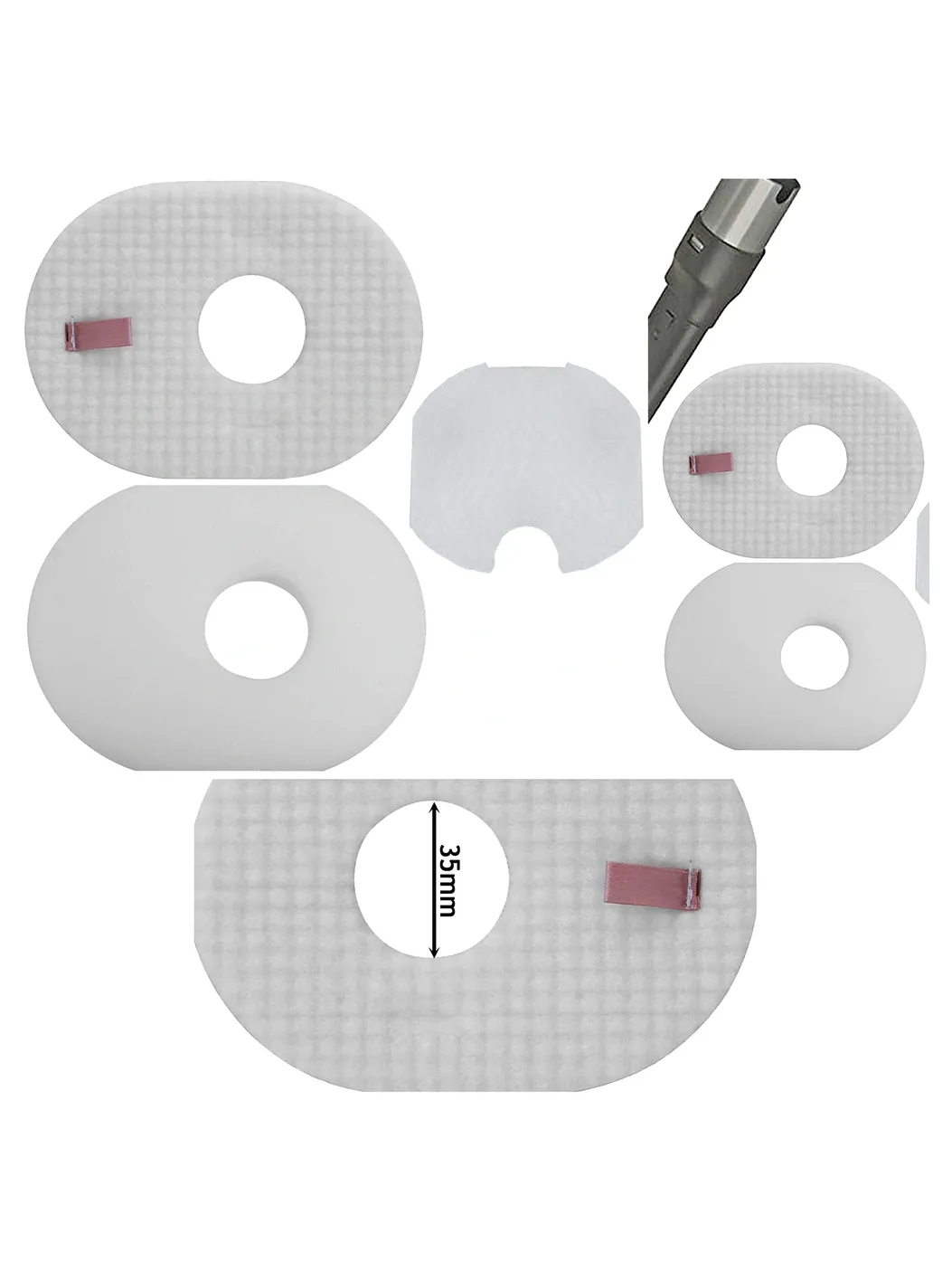 Shark NV300 Vacuum Filter Kit with 2‑in‑1 Dusting Brush & Crevice Tool