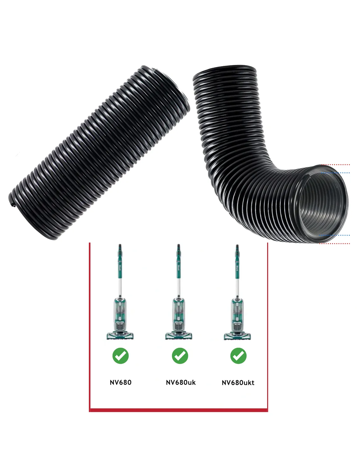 Shark NV680 Rotator Vacuum Head Replacement Hose – Lower Duct Fit