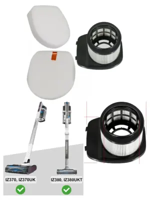 Shark PowerPro Pet Cordless Vacuum Foam Filter for IZ370UK/IZ380UKT