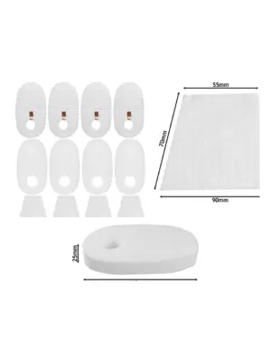 Shark Rocket Foam & Felt Filter Kit – 12 Filters for UV330/UV422/UV425