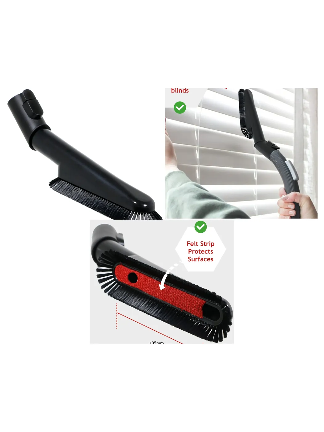 Shark Rotator DuoClean 35mm Dusting Brush Swivel Tool for HZ500