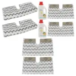 Shark Steam Mop Cover Pads 2 pcs Klik‑n‑Flip & 2×500ml Detergent