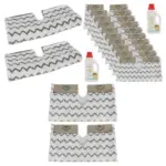 Shark Steam Mop Cover Pads S6001/S6003 10-pack + 2x500ml Detergent