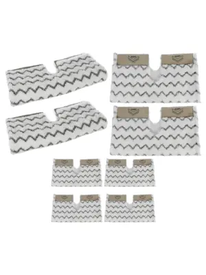 Shark Steam Mop Pads – Dirt Grip, Klik‑n‑Flip, 4‑Pack