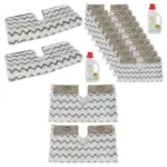 Shark Steam Mop Pads Klik n Flip Pro Genius 10pcs + 2x500ml Cleaner