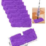 Shark Steam Mop Pocket Pads Purple 6-Pack for S2901/S3455/S3500