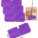 Shark Steam Mop Purple Pads – Pack of 3, fits S3450‑S4550