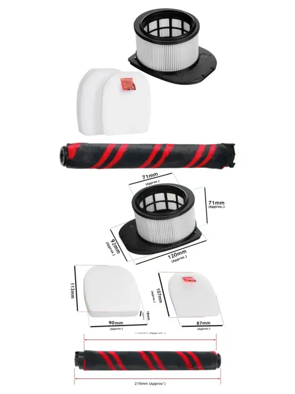 Shark Stratos IZ400/IZ420 Filter Kit – Anti-Hair Wrap & Brush Roll