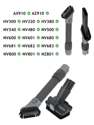 Shark Vacuum Brush & Crevice Tool Fits HV300-HV320-HV380-NV340-NV480
