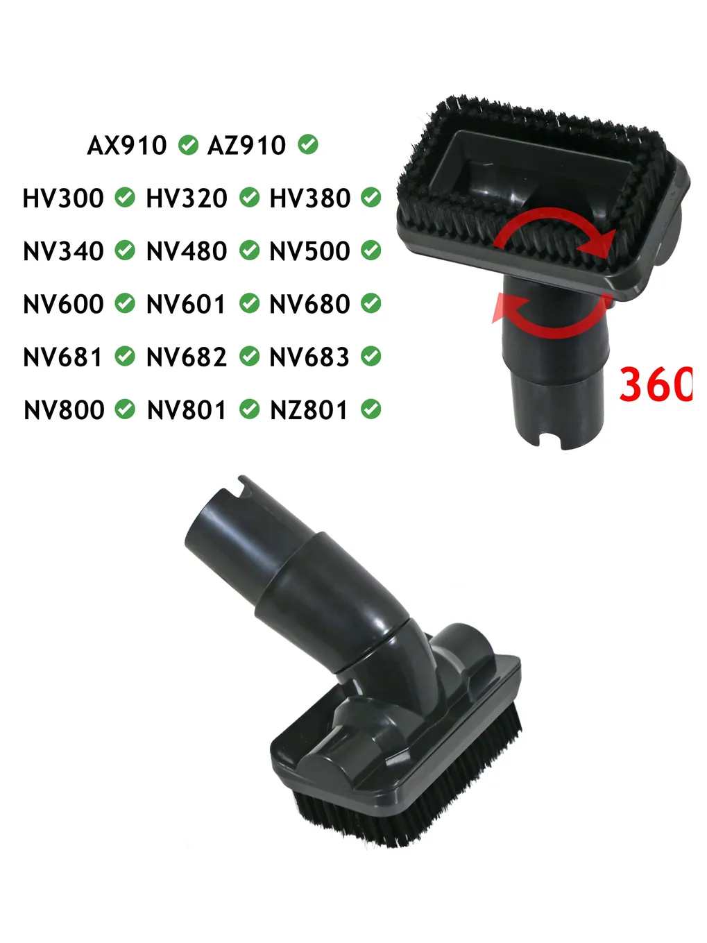 Shark Vacuum Dusting Brush for NV800, NV801, UV810, NV601UKT