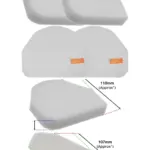 Shark Vacuum Filter Kit – 4 Filters for NV201, NV355, NV450, XFF450