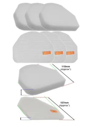Shark Vacuum Filter Kit – 6 Filters for NV200‑NV500 Models
